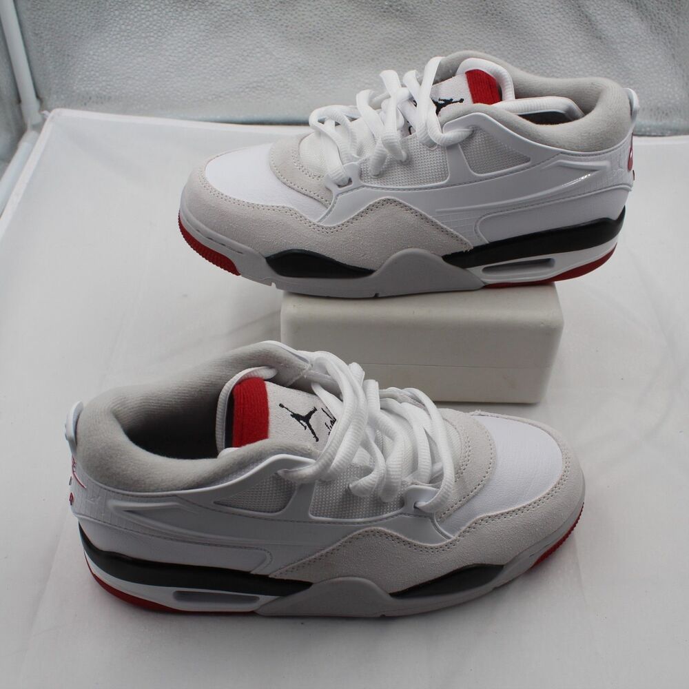 Jordan Air Jordan 4 RM Low Top Sneakers Size 6.5 Youth / 8 Women White Varsity